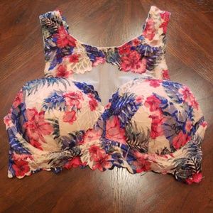 Victoria Secrets Lace Floral Bralette